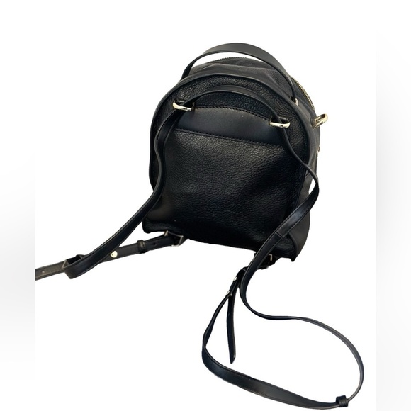 Michael Kors Small Black Leather Jessa Convertible Backpack/Crossbody - Picture 4 of 16